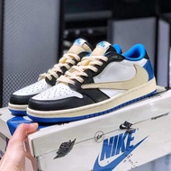 2022 ready stock Travis Scott X Air 1 AJ1 women girls shoes men shoes women sneakers flat casual sho
