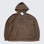 Bitch Skateboards 1990s Deadstock Brown Faded Loose Hoodie - Unisex - M