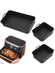 Air Fryer Silicone Liner Nonstick Air Fryer Silicone Basket Reusable Air Fryer Pot Silicone Tray Air