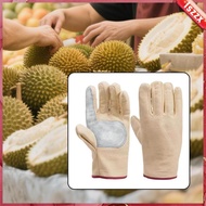 [Lszzx] Gardening Gloves Lightweight Warehouse Women Men Framer Canvas Working Durian Picking Gloves