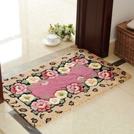 Rose Flower Foyer Entrance House Entrance Door Mat Door Mat Bedroom Foot Mat Bathroom Kitchen Absorb