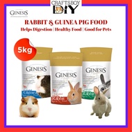 Genesis 5KG Extruded Premium Rabbit & Guinea Pig Food 5KG Timothy Alfalfa Rabbit Food Guinea Pig Foo