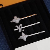 LV 三件套銀色髮夾