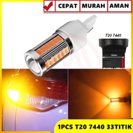 MATA T20 LED LAMP 7440 33 SMD POINTS PROJECTOR LENS TURN SIGNAL LIGHT