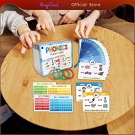 MagiDeal Phonics Flash Cards Sight Words Fun Home School Supplies Letter Sound for Elementary Kinder