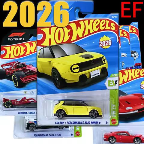2026G HOT WHEELS HONDA Dodge Challenger Ford Batmobile BMW Toyota Supra Fiat 1/64 Diecast Alloy Mode