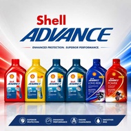 SHELL 4T ADVANCE AX3 AX7 AX5  1L 100% ORIGINAL
