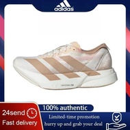 Adidas Adizero Adios Pro 4 White Orange Sneakers Low Top Runnig Shoes Unisex