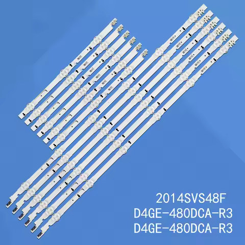New 12 PCS LED backlight strip D4GE-480DCA-R2 D4GE-480DCB-R2 For SAMSUNG 48inch TV UE48H6470 2014SVS