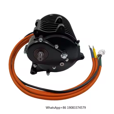 QS Motor 138 V3 70H 3000W Mid-drive PMSM Motor With Gearbox for Electric Mobility Motorcycle ATV