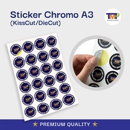 Print A3 Size Chromo Stickers