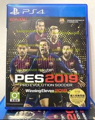 《今日快閃價》（中古二手）PS4遊戲 PES2019 / 實況足球 2019 / PES 2019 / Pro Evolution Soccer 2019 / eFootball PES 2019 /