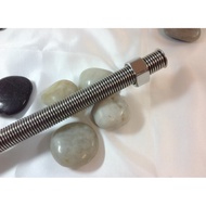 B7502 Encrypted Corrugated Tube Stainless Steel Double Buckle Steel Head Fine Corrugated Tube High T