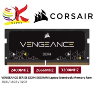 CORSAIR VENGEANCE SODIMM DDR4 2400MHZ / 2666MHZ / 3200MHZ NOTEBOOK LAPTOP SODIMM RAM ( 8GB / 16GB / 
