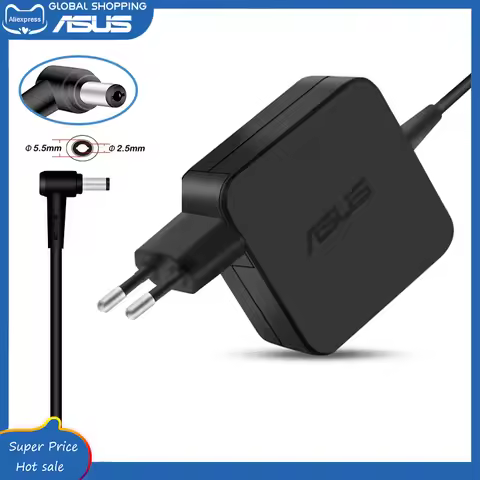 19V 3.42A 65W 5.5X2.5mm AC Adapter Laptop Charger For Asus A555L X555L X555LA X555LB X555LF X550CC X
