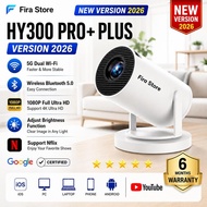[Fira St0re] HY300 PRO+ PLUS ORI Projektor Android 4k 2.4/5G Sistem Teater Rumah Pawagam Projektor A