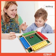 [ezbuy] Shut The Box Board Game with 2/4 Dice Four-sided Kids Adults Family Educational Math Number 