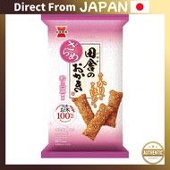 【From Japan】
Iizuka Rural Rice Crackers, Zarame Flavor, 8 Sticks.