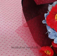 1roll 9 meters Dot Dot Net Wrapping Bouquet Hamper Gifts Korean Dot Net