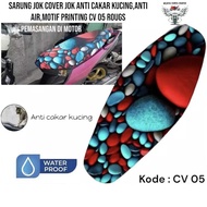 MOTORCYCLE SEAT COVER PRINT CV05 STANDARD AND JUMBO SIZES UNIVERSAL AEROX BEAT VARIO SCOOPY MIO NMAX