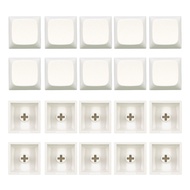 20 Pieces PBT Blank Keycap XDA Profile 1U Gaming Keycap DIY Key Button Keycap