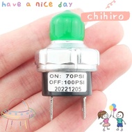CHIHIRO Air Pressure Switch, Silver 70-100 PSI Air Compressor, 100000 recyclable times 1/4" NPT Male Thread 24V 12V Pressure Pressure Switch Air horn