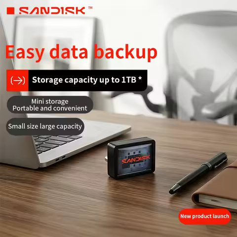 SanDisk 2026 New USB 3.2 Flash Drive Extreme Fit Type-C Pendrive 64GB 128GB 256GB 512GB Max 400Mb/s 