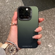 English Gradient Green Suitable for 16Pro Phone Case iPhone15/1413/12 Soft Case 11/X/8