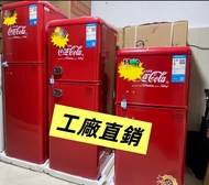 ⚡新款推薦【100%新】復古雪櫃 小型家用宿舍冷凍冷藏飲料柜#迷你雪櫃#細雪櫃#雙門雪櫃#一級能耗