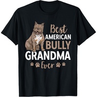 American Bully Dog Grandma  American Bully Mom Funny Gift Unisex T-Shirt