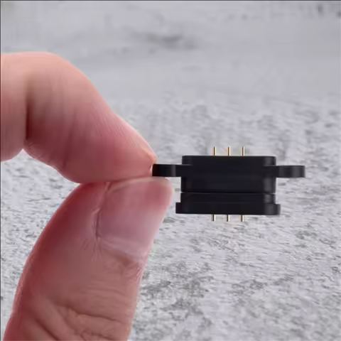 Pogo Pin Connector20Pairs 3Pin Spring Loaded Magnetic Pogo Pin Connector 3 Positions Magnets Pitch