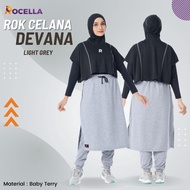 Rok Celana Olahraga Rocella Devana - Rok Senam Wanita Muslim Rok Celana Rocela Sepeda Midi Skirt War