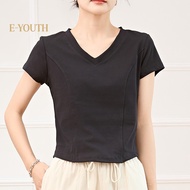 Eyouth 13107 Women’s V-Neck T-Shirt - Soft Comfortable and Stylish Top