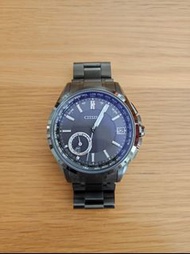 CITIZEN ATTESA GPS CC3015-57E星辰光動能電波錶 絕版 停產 全黑 型格 罕有 rare