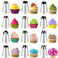 Supersavestore 6pcs/9pcs/12pcs Big Size Nozzle Churros Nozzles Flower Mouth Set Decorationg Mouth