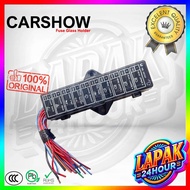 Fuse box, fuse box, fuse glass holder