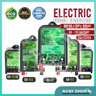 X STOP Fence Energizer Battery / AC DC / 240V 12V / Pagar Dawai Elektrik Kebun Ladang Rumah BA80 BA1