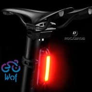 Rockbros A54-BK Bicycle Tail Light Rechargeable Bicycle Tail Light