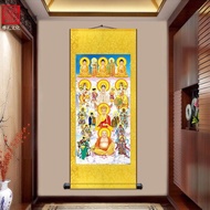 Whole Hall Buddha Whole Buddha Picture All Buddha Pictures Worship Buddha Same Hall Buddha Light General Photo Buddha Hall Hanging Paintings Hundred Buddha Pictures