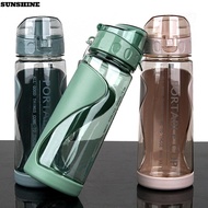 SUNSHINE 500ml Sports Water Bottle Gym  Portable Plastic