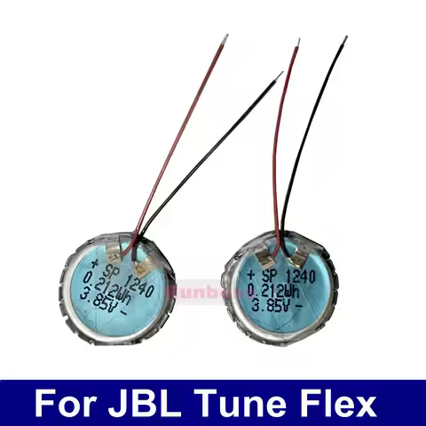 2PCS/Lot 3.85V 55mAh Headset Battery for JBL TUNE FLEX,JBL Tune Flex 2 Gaming Earbuds Airpods Handsf