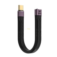 btsg Extension Cable 40Gbps Extend Cable USB C Female to Male 100W Extender Wire Type C Sync Data Co