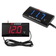X-Case Sl6296 Digital Voltmeter Battery 12 Volt Ac Dc Waterproof Universal Motor