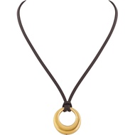 Sacina Gothic Bohemian Black O-Ring Necklace, Black Necklace, Bohemian Style Gothic Necklace, Gifts 