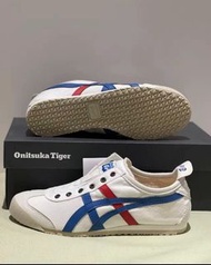 【🔥男女同款】Onitsuka Tiger Mexico 66 Slip-On 一腳蹬休閒鞋 白紅藍