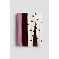 H&M(H&M) 3-pack brushed-inside jersey Leggings legg 1193337_6