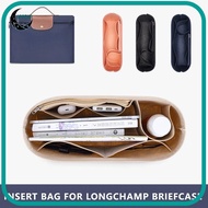 APPEAR 1Pcs Insert Bag, Portable Felt Linner Bag, Durable with Zipper Storage Bags Multi-Pocket Bag Organizer for Longchamp LE PLIAGE CLUB Briefcase S
