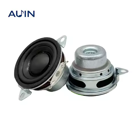 AUIN 2pcs 1.57 Inch 2 Ohm/8 Ohm 10W Speakers 40MM Tweeter Folding Angle Loudspeaker DIY Hifi Bluetoo