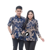 Couple Batik Clothes, Batik Tops for Couples, Husband and Wife