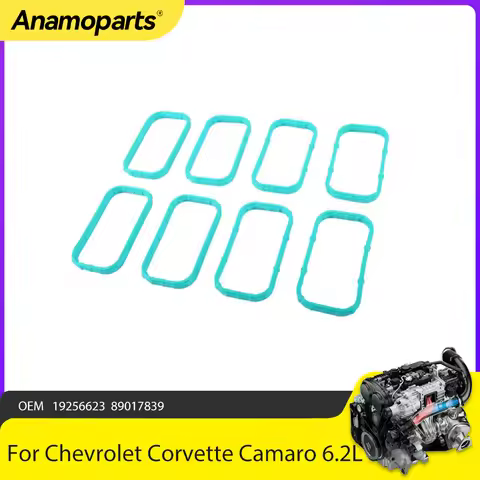 Engine Parts Intake Manifold Gaskets Set Fit 6.2 L For 2008-2017 Chevrolet Corvette Camaro 6.2L LS3 